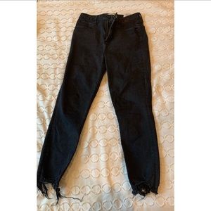 Abercrombie Curve Love High Rise Super Skinny Ankle Jeans